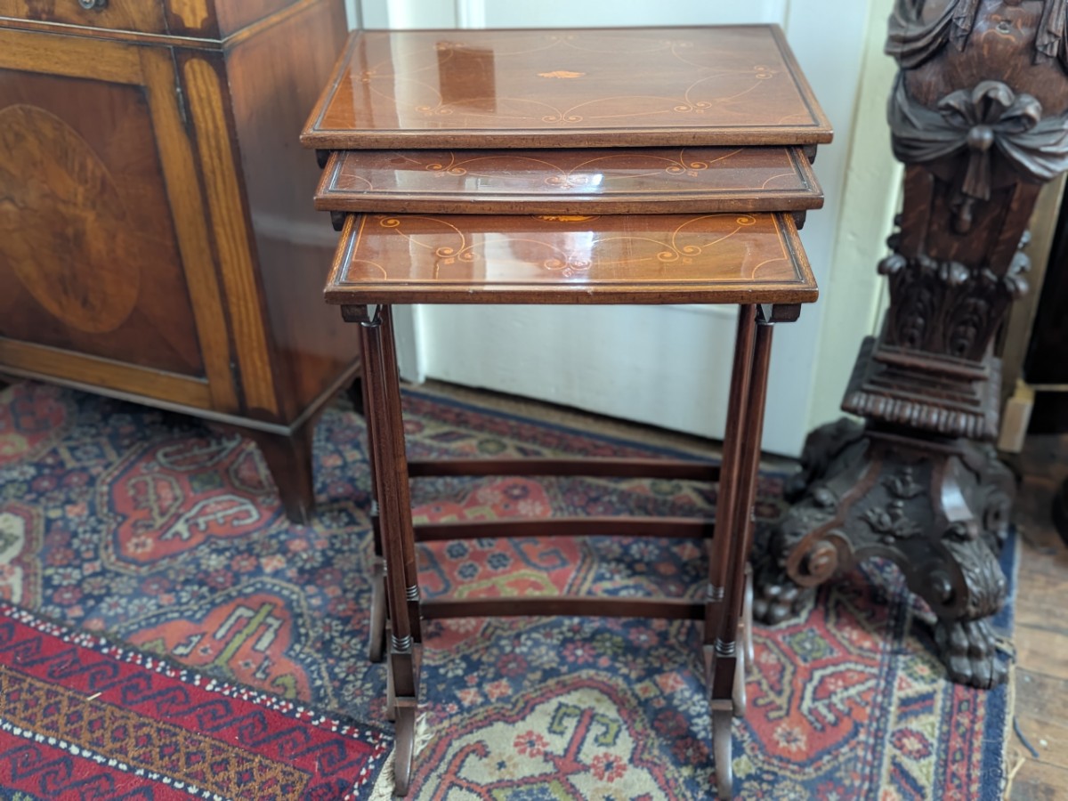 Nest Of Late 19th Century Mahogany Tables